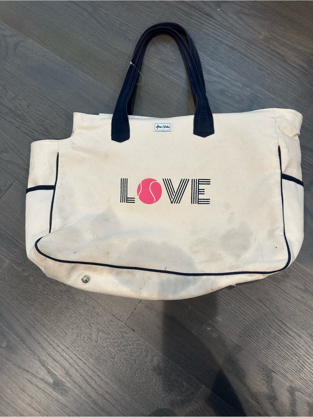 Ame & Lulu Pink Love All Court Bag